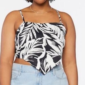 NWT leaf print cropped came plus size F21size 3x